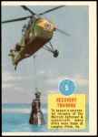 1963 Topps Astronauts #5   Recovery Training Front Thumbnail