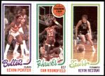 1980 Topps   -  Kevin Porter / Dan Roundfield / Kevin Restani 250 / 20 / 211 Front Thumbnail