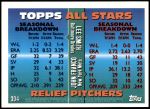 1995 Topps #394   -  John Franco / Lee Smith All-Star Back Thumbnail