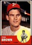 1963 Topps #478  Paul Brown  Front Thumbnail
