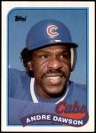 1989 Topps #10  Andre Dawson  Front Thumbnail