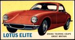 1961 Topps Sports Cars #66   Lotus Elite Front Thumbnail