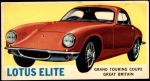 1961 Topps Sports Cars #66   Lotus Elite Front Thumbnail