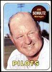 1969 Topps #254  Joe Schultz  Front Thumbnail