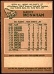 1978 O-Pee-Chee #268  Garry Monahan  Back Thumbnail