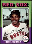 1975 Topps #489  Cecil Cooper  Front Thumbnail