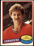 1980 O-Pee-Chee #344  Rod Langway  Front Thumbnail