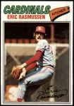 1977 Topps #404  Eric Rasmussen  Front Thumbnail