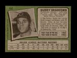 1971 Topps #552  Buddy Bradford  Back Thumbnail