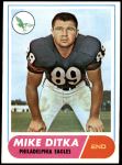1968 Topps #162  Mike Ditka  Front Thumbnail