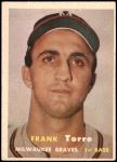 1957 Topps #37  Frank Torre  Front Thumbnail