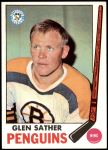 1969 Topps #116  Glen Sather  Front Thumbnail