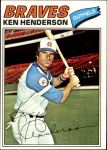 1977 Topps #242  Ken Henderson  Front Thumbnail