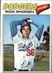 1977 Topps #245  Rick Rhoden  Front Thumbnail