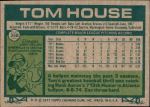 1977 Topps #358  Tom House  Back Thumbnail