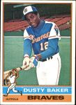1976 Topps #28  Dusty Baker  Front Thumbnail