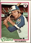 1978 Topps #217  Rod Gilbreath  Front Thumbnail