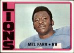 1972 Topps #288  Mel Farr  Front Thumbnail