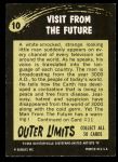 1964 Outer Limits #10   Visit From the Future  Back Thumbnail