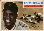 1956 Topps #130 GRY Willie Mays  Front Thumbnail