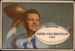 1953 Bowman #11  Norm Van Brocklin  Front Thumbnail