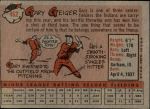 1958 Topps #462  Gary Geiger  Back Thumbnail