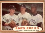 1962 Topps #72   -  Steve Boros / Bob Scheffing / Jake Wood Bob's Pupils Front Thumbnail