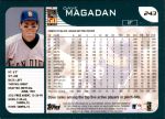 2001 Topps #243  Dave Magadan  Back Thumbnail