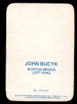 1976 Topps Glossy #14  Johnny Bucyk  Back Thumbnail