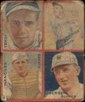 1935 Goudey 4-in-1  Bill Terry / Travis Jackson / Gus Mancuso / Hal Schumacher  Front Thumbnail