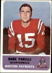 1962 Fleer #4  Babe Parilli  Front Thumbnail