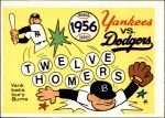 1970 Fleer World Series #53   1956 Yankees vs. Dodgers Front Thumbnail
