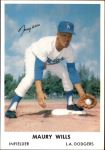 1962 Bell Brand Dodgers #30  Maury Wills  Front Thumbnail