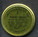 1964 Topps Coins #3  Johnny Orsino  Back Thumbnail