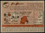 1958 Topps #328  Ike Delock  Back Thumbnail