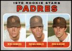 1970 Topps #573   -  Rafael Robles / Ron Slocum / Mike Corkins Padres Rookies Front Thumbnail