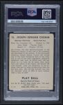 1941 Play Ball #15  Joe Cronin  Back Thumbnail