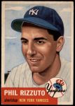 1953 Topps #114  Phil Rizzuto  Front Thumbnail