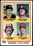 1978 Topps #702   -  Bill Nahorodny / Kevin Pasley / Rick Sweet / Don Werner Rookie Catchers   Front Thumbnail