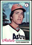 1978 Topps #39  Floyd Bannister  Front Thumbnail