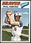 1977 Topps #615  Phil Niekro  Front Thumbnail