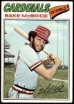 1977 Topps #516  Bake McBride  Front Thumbnail