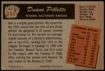 1955 Bowman #244  Duane Pillette  Back Thumbnail