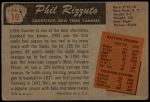 1955 Bowman #10  Phil Rizzuto  Back Thumbnail