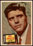 1957 Topps Hit Stars #68  Burt Lancaster   Front Thumbnail