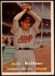1957 Topps #280  Alex Kellner  Front Thumbnail