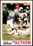 1982 Topps #464   -  Ottis Anderson In Action Front Thumbnail