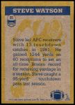 1982 Topps #91   -  Steve Watson In Action Back Thumbnail