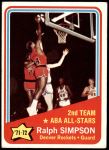 1972 Topps #257   -  Ralph Simpson  ABA All-Star - 2nd Team Front Thumbnail