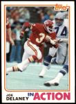 1982 Topps #113   -  Joe Delaney In Action Front Thumbnail